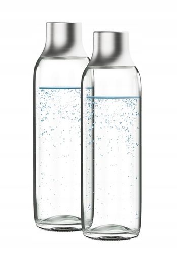 Zestaw dwóch butelek szklanych do wody do saturatora BRITA sodaTRIO 1l x2 na Arena.pl
