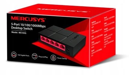 Mercusys MS105G switch 5x1000 gigabit Ethernet 4K zdjęcie 1