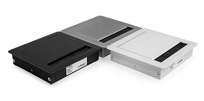 Przepust przelotka ze szczotką na kable przewody do blatu SPS-G01B zdjęcie 4