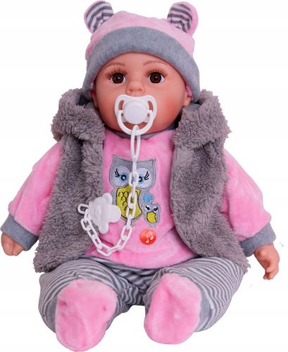 LALKA BOBAS MÓWI I ŚPIEWA POLSKI 45CM+SMOCZEK_68v na Arena.pl