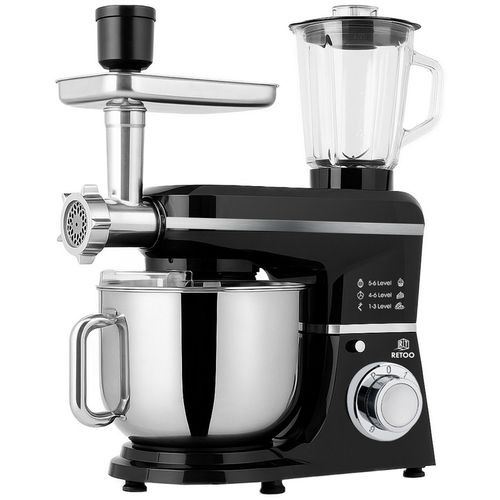 ROBOT KUCHENNY PLANETARNY Z MISĄ BLENDER MASZYNKA DO MIĘSA MIKSER 5w1 na Arena.pl