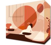 Obraz 20x20cm Spokój w Geometrycznym Słońcu