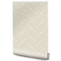 Tapeta GEOMETRYCZNA Do Salonu Nowoczesne Paski 3D