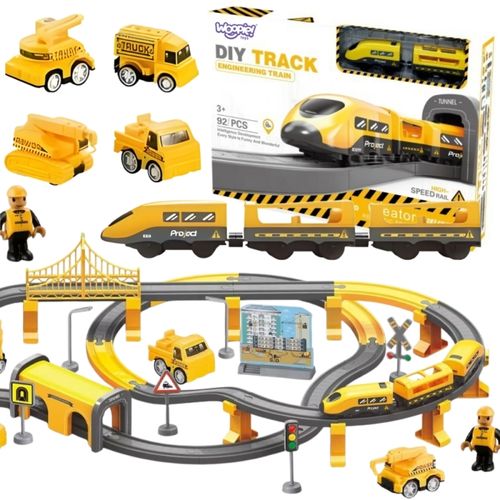 DLA DZIECI ZABAWKOWY ZESTAW KOLEJKI ELEKTRYCZNEJ na Arena.pl