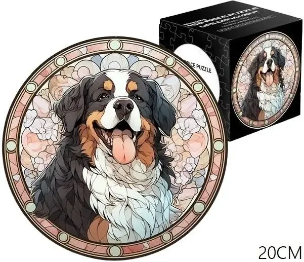 Puzzle 168el Witraż. Pies zdjęcie 1