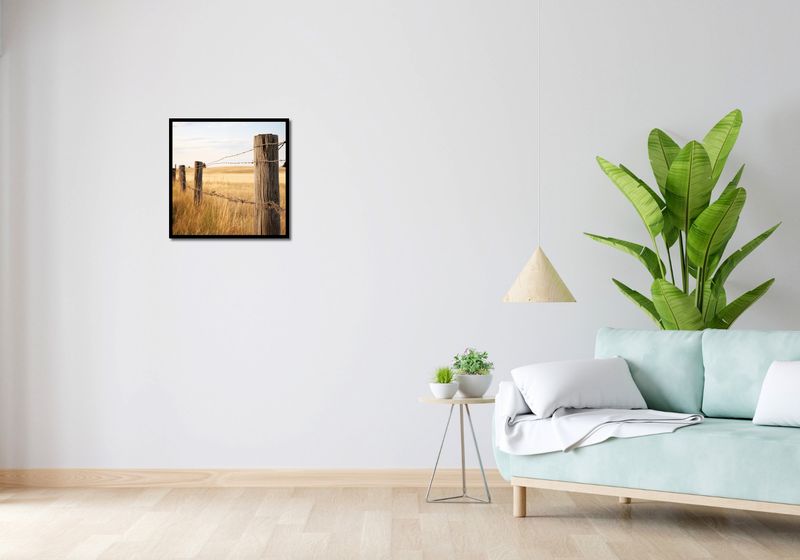Plakat 50x50cm Płot na Polu zdjęcie 4