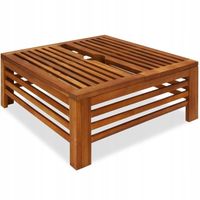 DREWNIANA OBUDOWA PODSTAWY POD PARASOL OGRODOWY