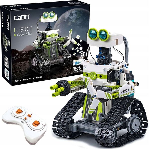 CADA KLOCKI TECHNIC ROBOT PROGRAMOWANY BOT 434EL. STEROWANY Z LED zdjęcie 4