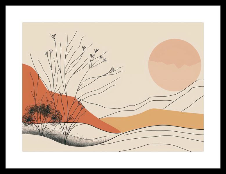 Plakat 35x25cm Pustynna Wydma zdjęcie 3