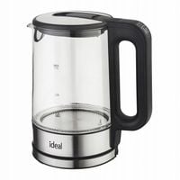 CZAJNIK ELEKTRYCZNY BEZPRZEWODOWY SZKLANY REGULACJA TEMPERATURY IK1103