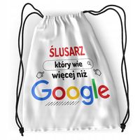 Plecak Dla Ślusarza Sportowy Szkolny Worek Torba Z Nadrukiem Ze Zdjęciem