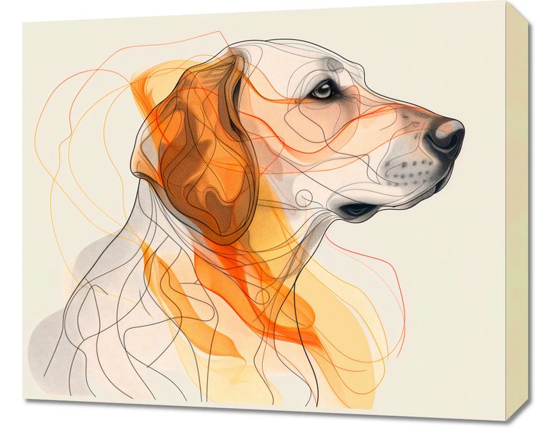 Obraz 60x50cm Kontur Profilowego zdjęcie 1