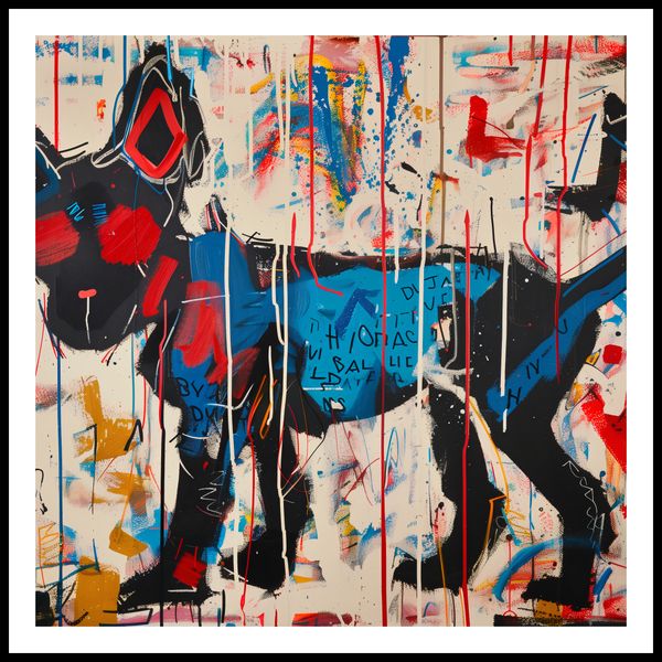 Plakat 100x100cm Miejski Pies zdjęcie 3