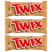Twix Baton z ciastkami i karmelem oblany czekoladą 50 g (2 x 25 g) x 3