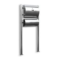 11385 Skrzynka na Listy Wolnostojąca Pocztowa półokrągła inox