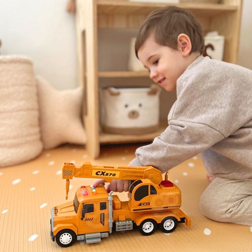 WOOPIE Interaktywny Dźwig z Ruchomym Hakiem Ciężarówka 1:14 na Arena.pl