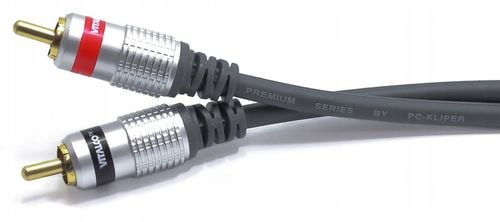 KABEL RCA 0.25m 2RCA - 2x WTYK RCA VITALCO CINCH AUDIO STEREO 25cm na Arena.pl