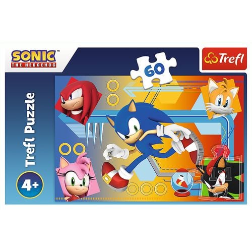 puzzle 60 sonic w akcji 17387 na Arena.pl