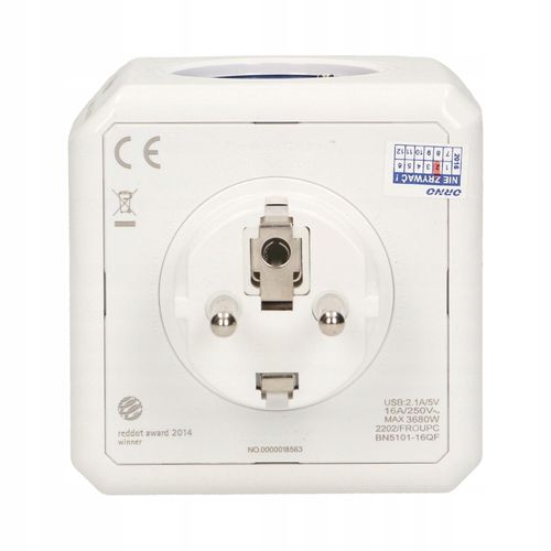 Listwa kostka allocacoc PowerCube 4 gniazda 2xUSB na Arena.pl