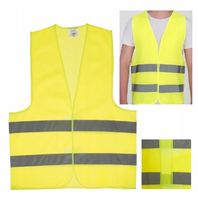 Kamizelka odblaskowa ostrzegawcza drogowa XL ŻÓŁTA certyfikat CE
