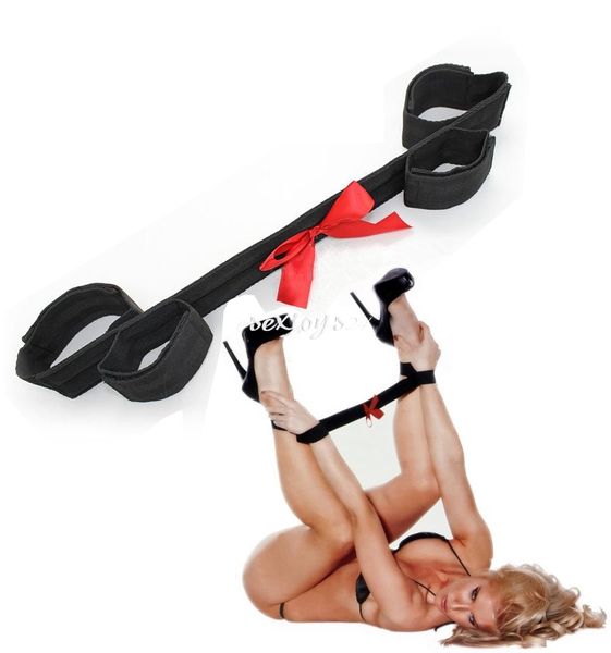 Kajdanki Na Ręce I Nogi Sztywna Rozpórka Kokardka zdjęcie 1