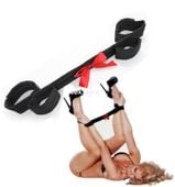 Kajdanki Na Ręce I Nogi Sztywna Rozpórka Kokardka