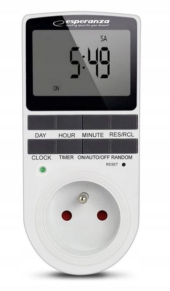 PROGRAMATOR CZASOWY WŁĄCZNIK WYŁĄCZNIK LCD CYFROWY TIMER HARMONOGRAM zdjęcie 2