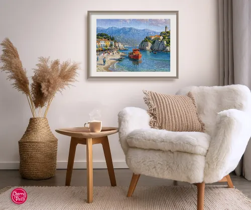 Puzzle 1000 elementów. Wioska nadmorska 30912 na Arena.pl