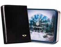 PETERSON PORTFEL MĘSKI SKÓRZANY RFID ROZBUDOWANY