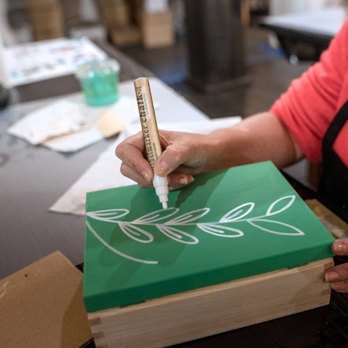 Wodoodporny marker do stylizacji mebli Chalk-it Biały 10ml na Arena.pl