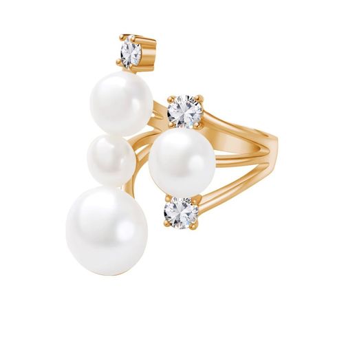 Srebrny pierścionek PDK6485Y - Naturalne Perły hodowane słodkowodne na Arena.pl