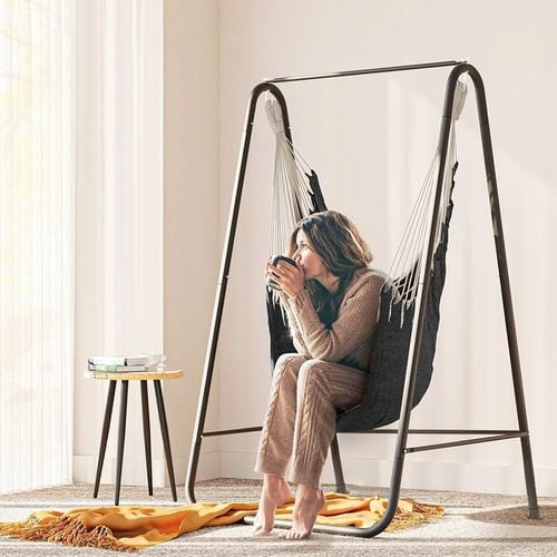NOWOCZESNY HAMAK FOTEL OGRODOWY WISZĄCY KRZESŁO HUŚTAWKA na Arena.pl