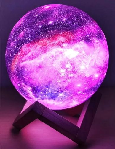 KSIĘŻYCOWA LAMPKA NOCNA LED - DO SYPIALNI NA BIURKO PLANETA KSIĘŻYC PREZENT na Arena.pl