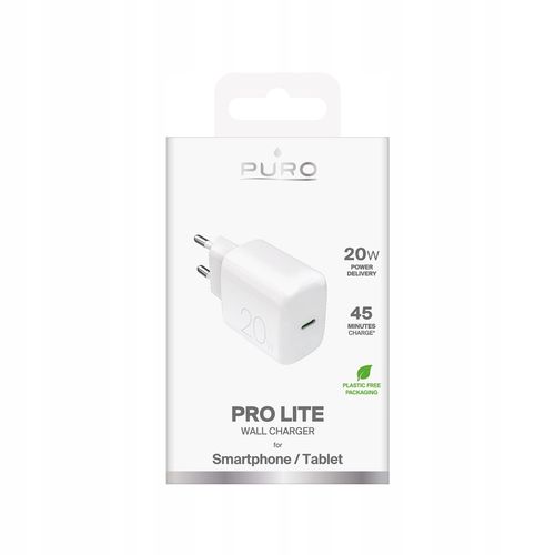 Ładowarka sieciowa USB-C PROLITE 20W - biała na Arena.pl