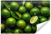Fototapeta Do Jadalni Soczyste LIMONKI Owoce Cytrusy 405cm x 270cm