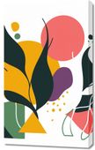 Obraz 60x100cm Kolorowa Abstrakcja Botaniczna