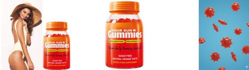 Your Sun Gummies Żelki do Opalania na Słońce Beta-Caroten Pomarańcza 60 szt na Arena.pl