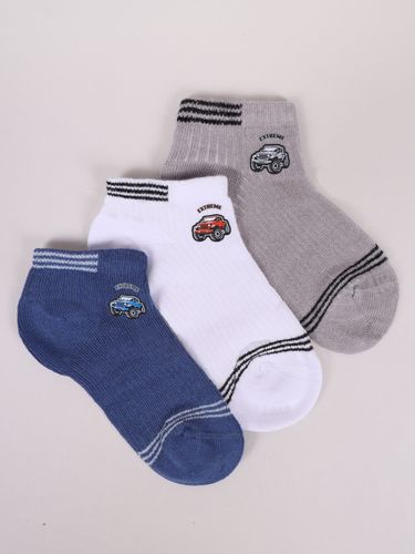 Skarpety stopki chłopięce dziecięce bawełniane autko 3PAK 27-30 YOCLUB na Arena.pl