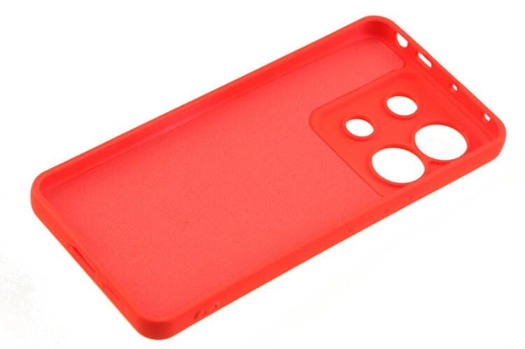 Etui silikonowe Tint do Xiaomi Redmi Note 13 Pro 5G czerwony zdjęcie 3