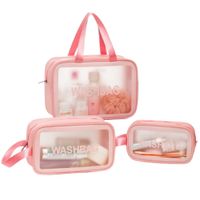 Różowa pojemna kosmetyczka podróżna wodoodporna organizer washbag zestaw