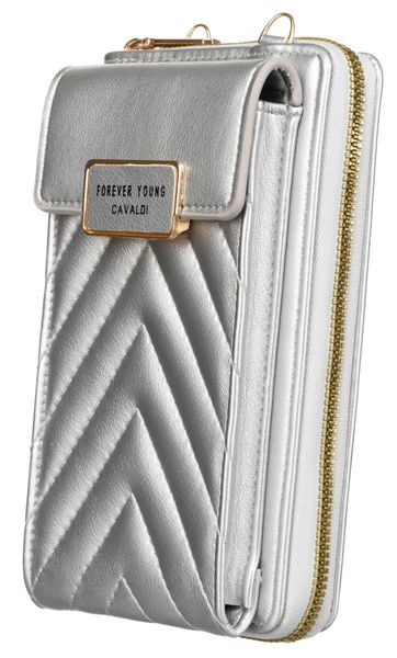 torebko portfel m-10-1217 silver zdjęcie 5