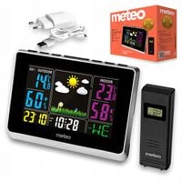 STACJA POGODOWA Z DCF METEO S62S POGODYNKA HIGROMETR CZUJNIK