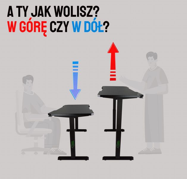 Biurko gamingowe dla gracza, e-Talisman, biały zdjęcie 1