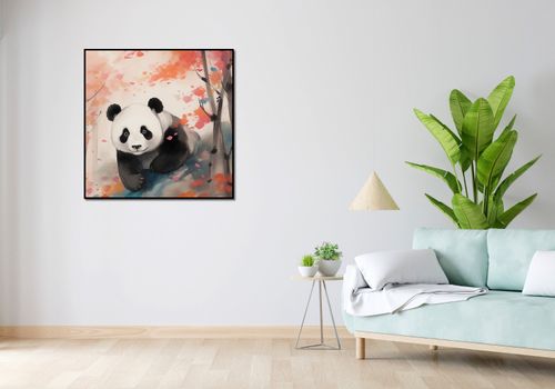 Plakat 90x90cm Panda wśród Klonów na Arena.pl