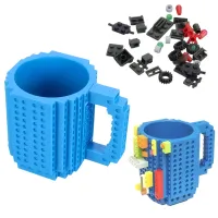Kubek 350 ml z klocków do budowy
