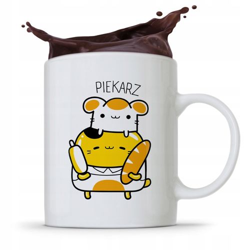 Kubek Prezent Dla Piekarza Najlepszy Piekarz Z Nadrukiem Ze Zdjęciem na Arena.pl