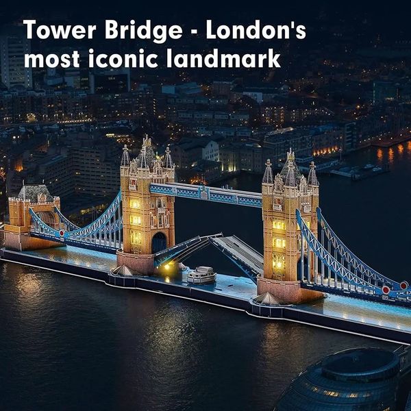 Cubic Fun Puzzle 3D Tower Bridge Led 5317 zdjęcie 9