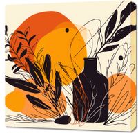 Obraz 70x70cm Jaskrawy Zachód