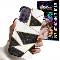 ETUI CASE DO MOTOROLA MOTO G10 / G30 - MARMUREK GEOMETRIA WZORY DLA KOBIET