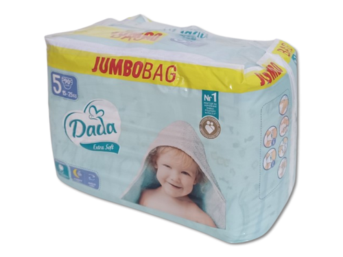 Pieluchy Dada Extra Soft 5 JumboBag - 90szt na Arena.pl